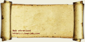 Ana Bebić vizit kartica